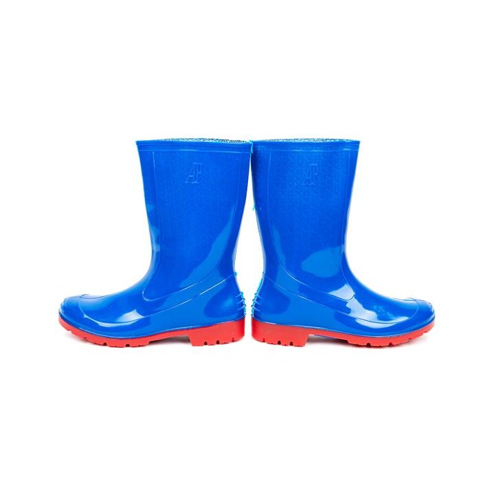Sepatu Boot Anak AP BOOTS 2001 Biru Merah - Sepatu Boot Karet