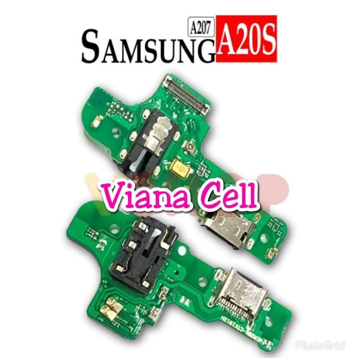 FLEXIBLE FLEXIBEL BOARD KONEKTOR CHARGER CAS SAMSUNG A20S A207 ORI