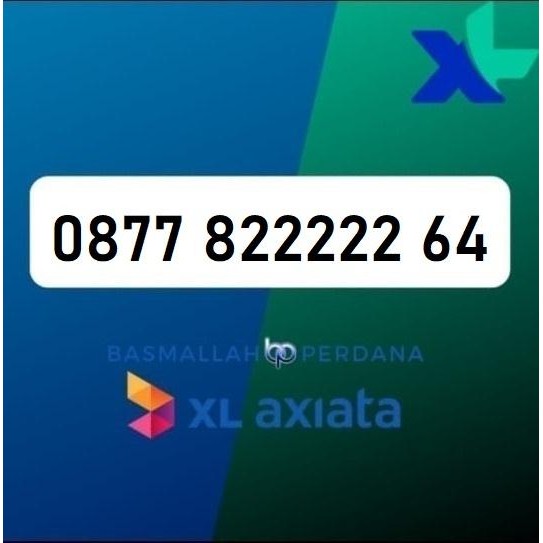 Nomor Cantik XB77 822222 64 Perdana XL 4G 5G YOP925