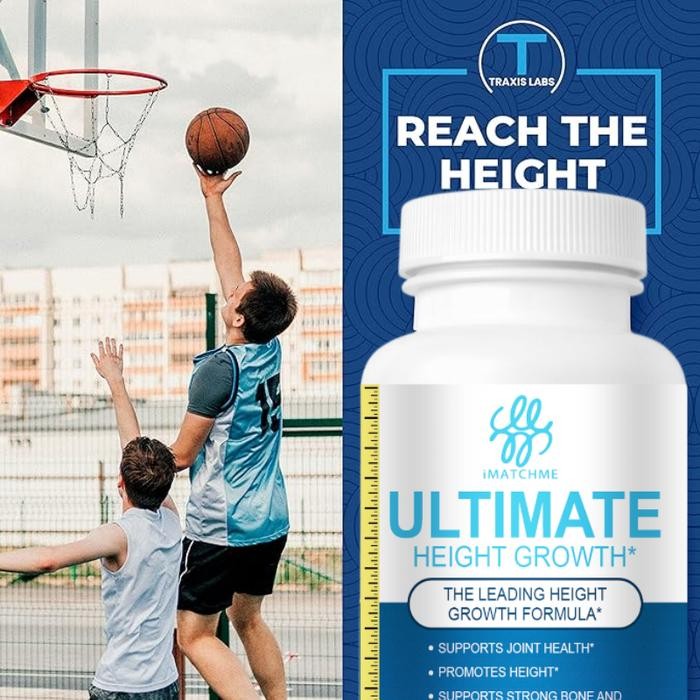 ORIGINAL IMATCHME Vitamin untuk Remaja - Suplemen Tumbuh Lebih Tinggi - Suplemen Vitamin Alami -