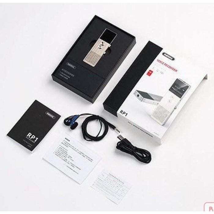Digital Voice Recorder 8Gb Remax Rp1 Hd Recording