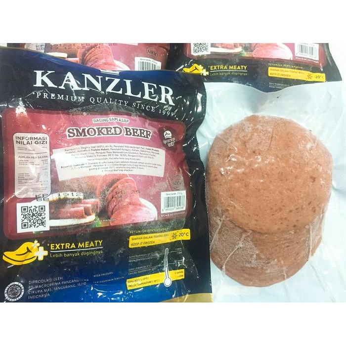 SerbaDaging- Kanzler Smoked Beef - Daging Sapi Asap