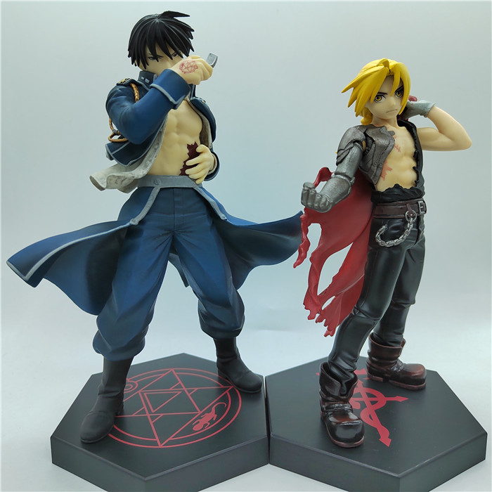 2022 Promotional price Japanese original anime figure Fullmetal Alchemist Roy Mustang/Edward Elric  