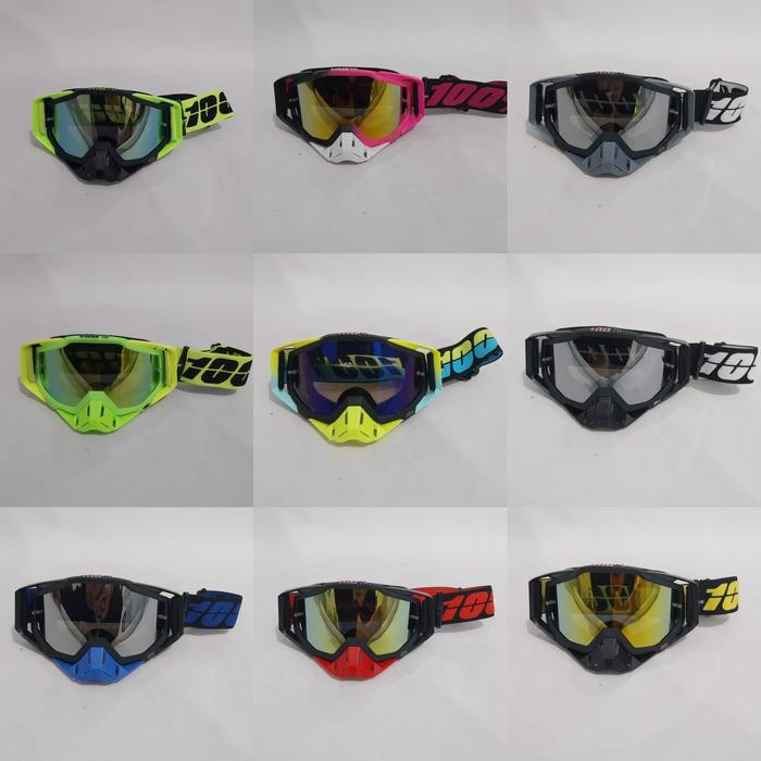 JUAL Kacamata Trail Cross Goggle 100 Percent Kacamata trail Aneka warna