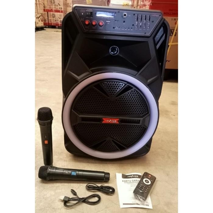 ADVANCE KS-2613 Speaker Meeting Portable Speaker Ampli Bluetooth 12''