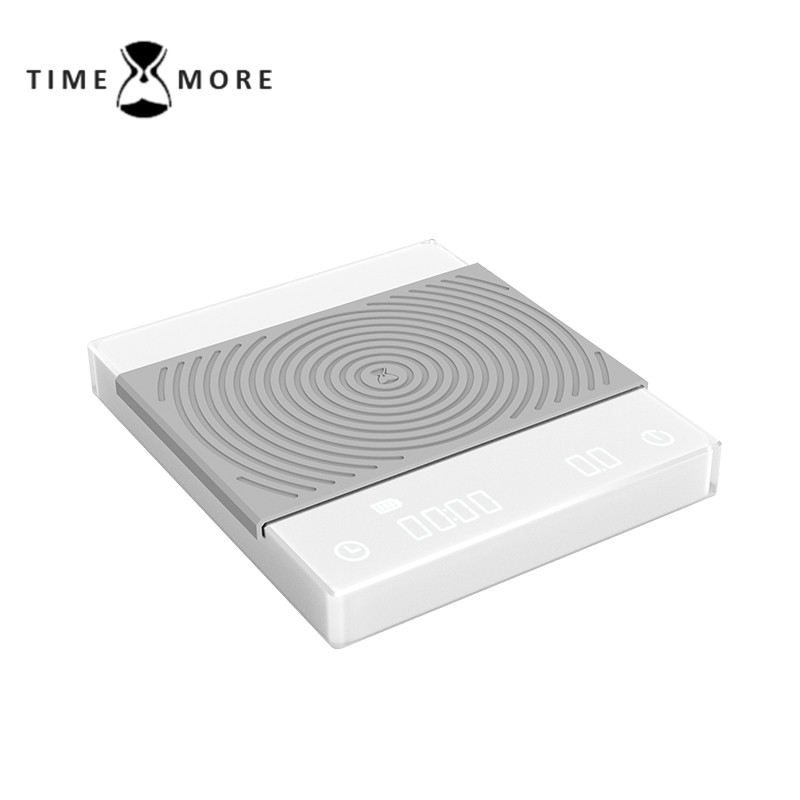 TIMEMORE Black White Mirror BASIC Electronic Scale Coffee Scale Smart Digital Scale Pour Coffee Drip