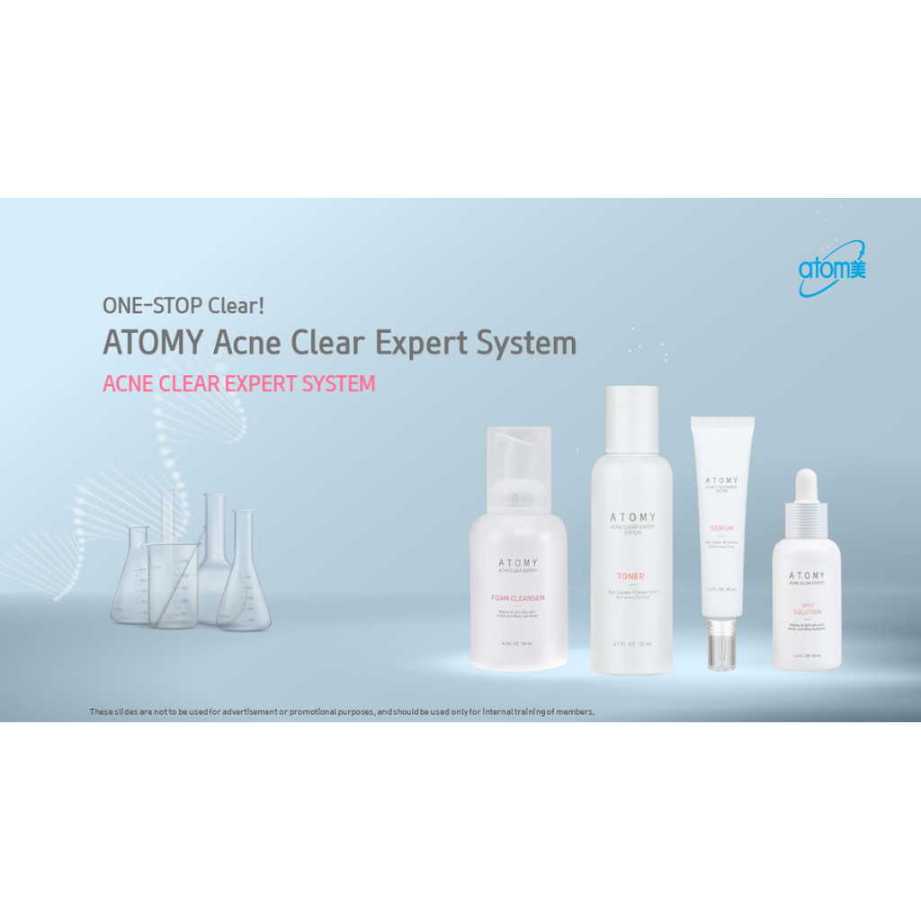 ATOMY Acne clear expert system | 4 Set Perawatan Kulit Jerawat