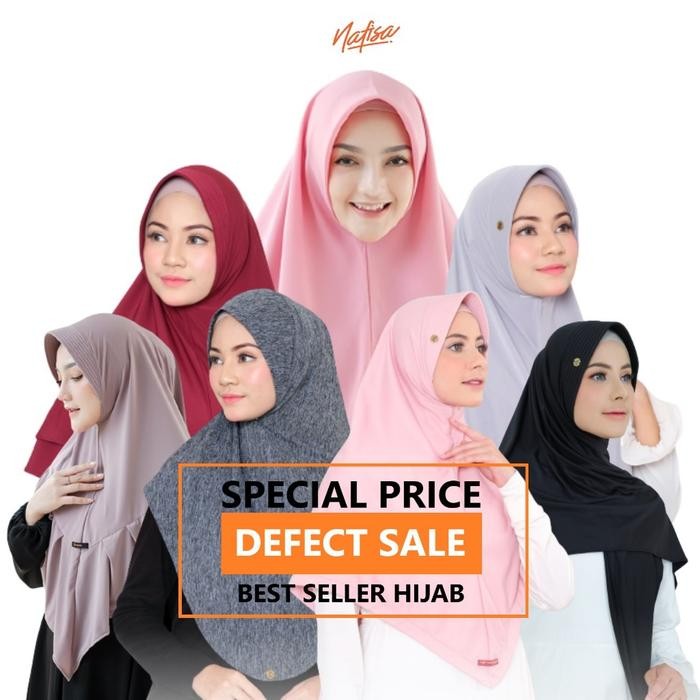 BRG BARU Nafisa Special Price Hijab Best Seller - Hijab Instan Defect Sale