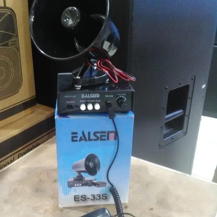 Populer Speaker Horn Dan Ampli Ealsem Es 33 Jualan Keliling Terlariss 