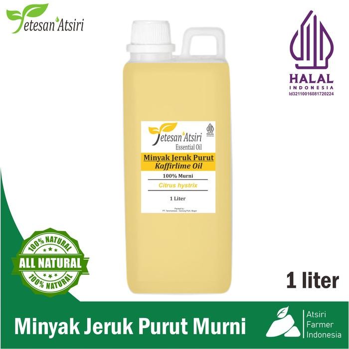 1 Liter minyak atsiri jeruk purut murni kaffirlime pure essential oil