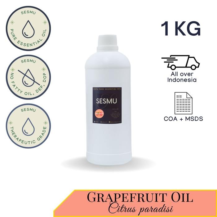 1 KG / 1 L / 1000 ML GRAPEFRUIT PURE ESSENTIAL OIL / ATSIRI