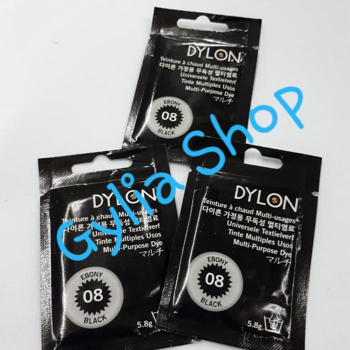 Wantex Dylon Hitam/ Pewarna Tekstil Merk Dylon. Terlaris
