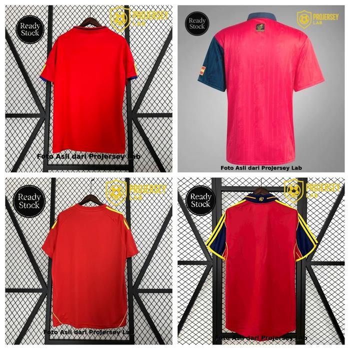 RETRO SPANYOL JERSEY BAJU BOLA NEW