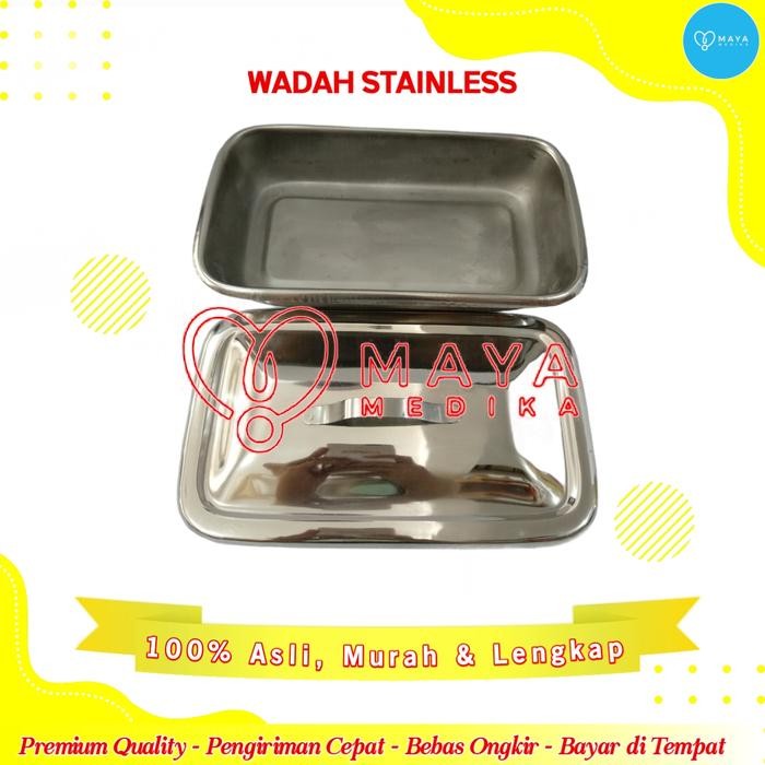 DISKON Wadah Stainless / MS / Sedang / 509 READY STOCK