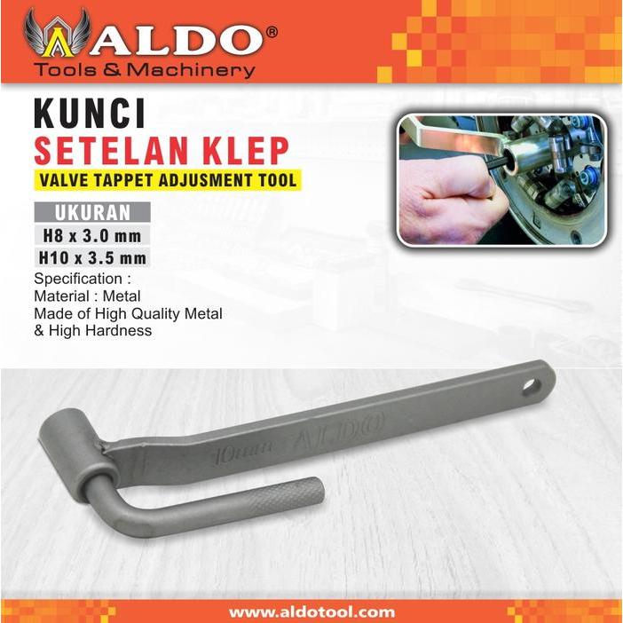 KUNCI SETELAN KLEP / KUNCI KLEP MOTOR / SETELAN KLEP MESIN MOTOR ALDO