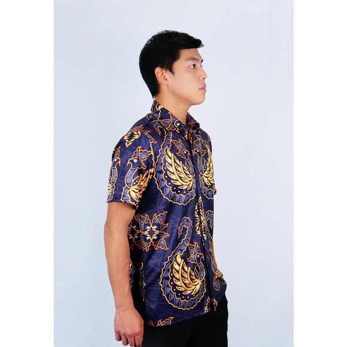 Trijee Sportswear Batik Jersey Men Balen - Purple Terbaru 