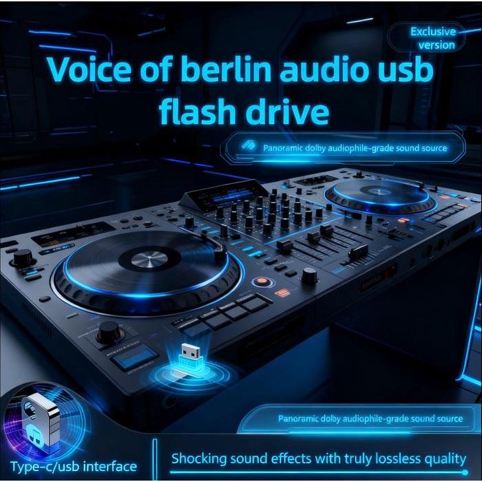 TERBARU USB DJ Musik Mobil 1400 Lagu Populer Suara Jernih Berkualitas Tinggi Colok & Putar Langsung