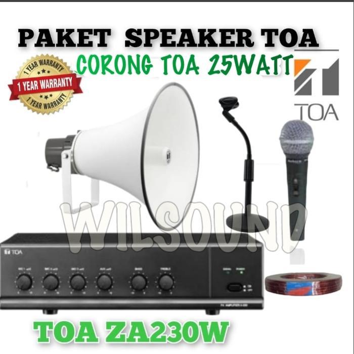 sound system toa paket speaker ampli corong toa original