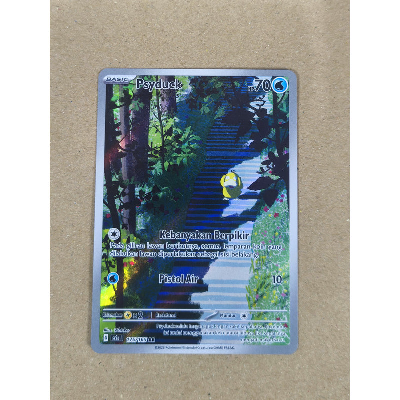 Psyduck AR 151 #175 Pokemon TCG Trading Card Game Indonesia Kartu Game Koleksi