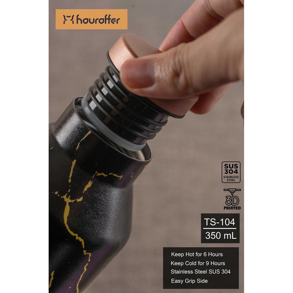 Houroffer Tumbler Canteen TS-104 Botol Termos Stainless 350ML Hot Cold