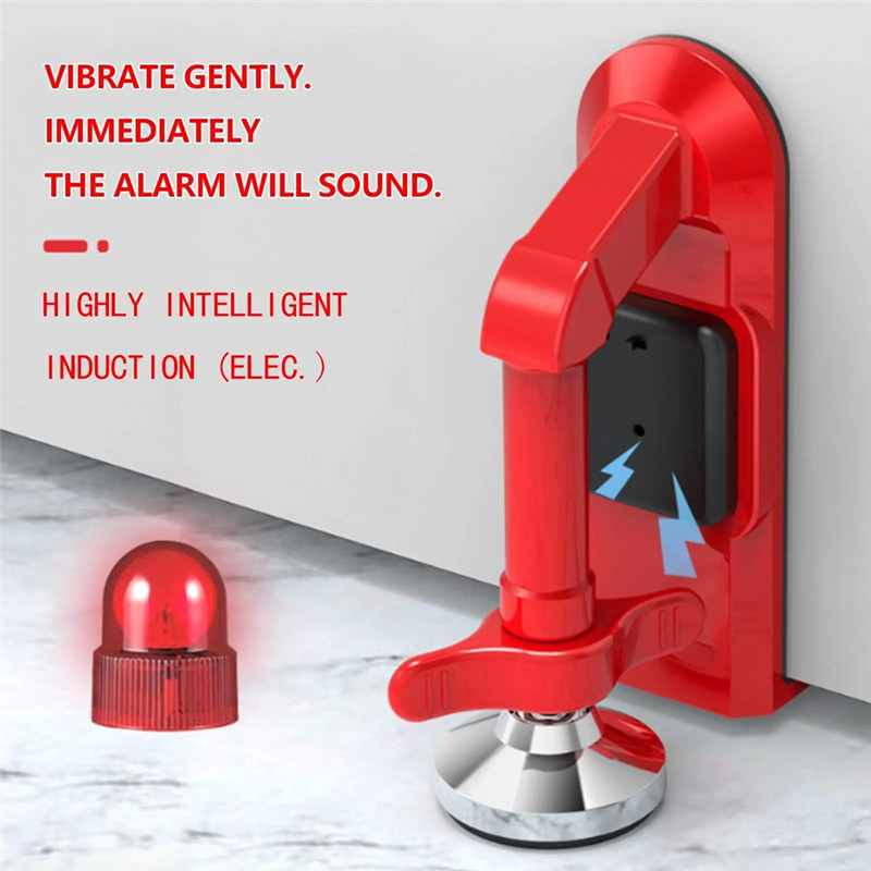 N75R-Security Alarm Door Blocker Portable Door Lock Travel Anti Theft Door Stoppers Door Stopper