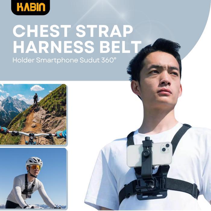 Chest Strap Hp Dada Full Set Holder Hp Dada Untuk Vlog Tali Pegangan Hp Go Pro Camera