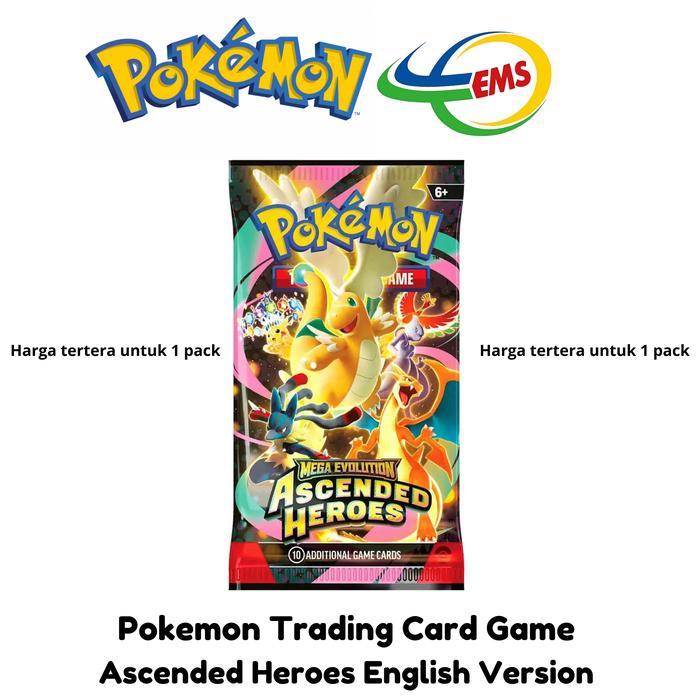HOT SALE POKEMON TCG ASCENDED HEROES PACK ENGLISH VERSION TERMURAH