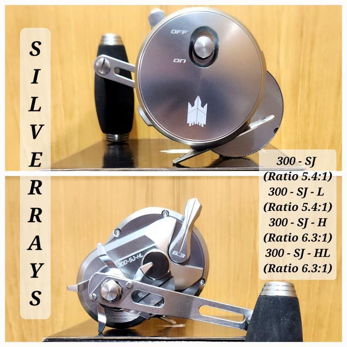 REEL OVERHEAD TRIDENTECH SILVER RAYS SJ - 300/300L/300H/300HL - 300 SJ