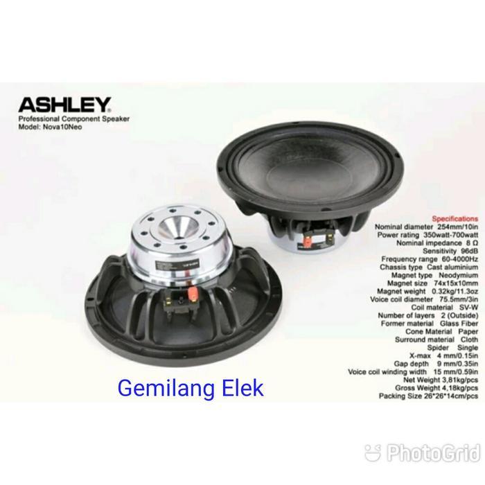 Speaker ASHLEY 10 inch Nova10Neo Original