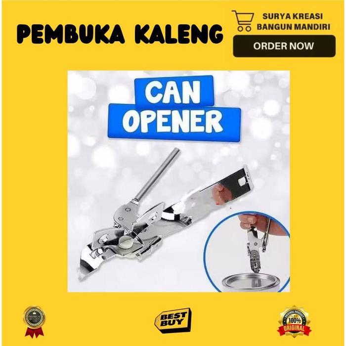 PEMBUKA KALENG STAINLESS - BUKAAN KALENG - ALAT PEMBUKA KALENG - CAN OPENER