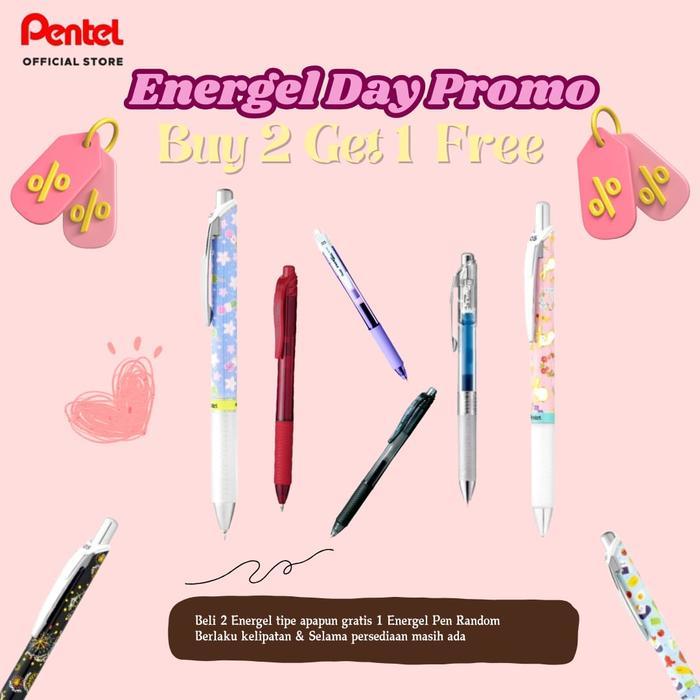 NEW Pentel ballpoin Energel BLN105-AX