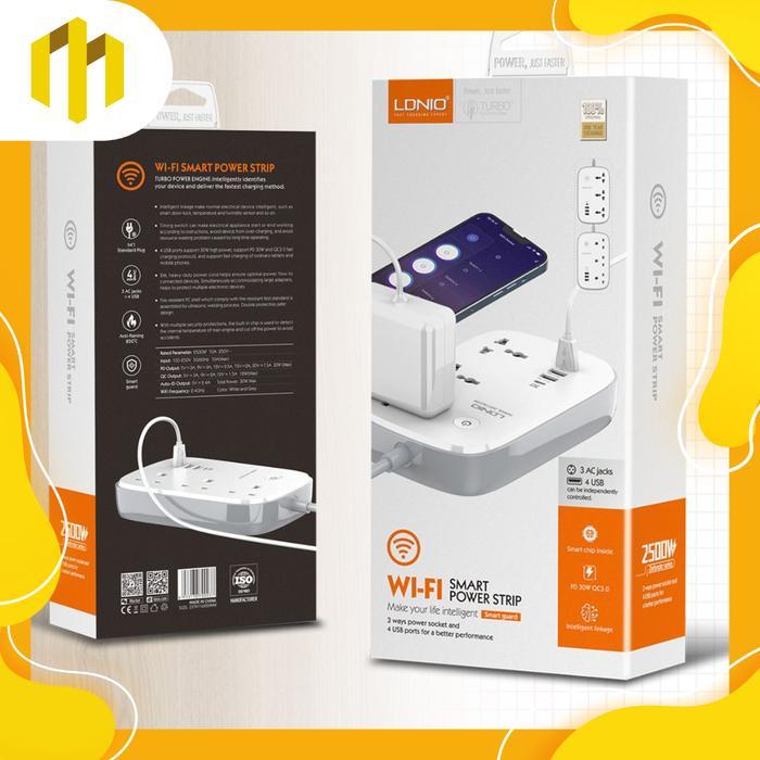 Ldnio Scw3451 Wifi Smart Power Strip With Usb Wireless Control Socket
