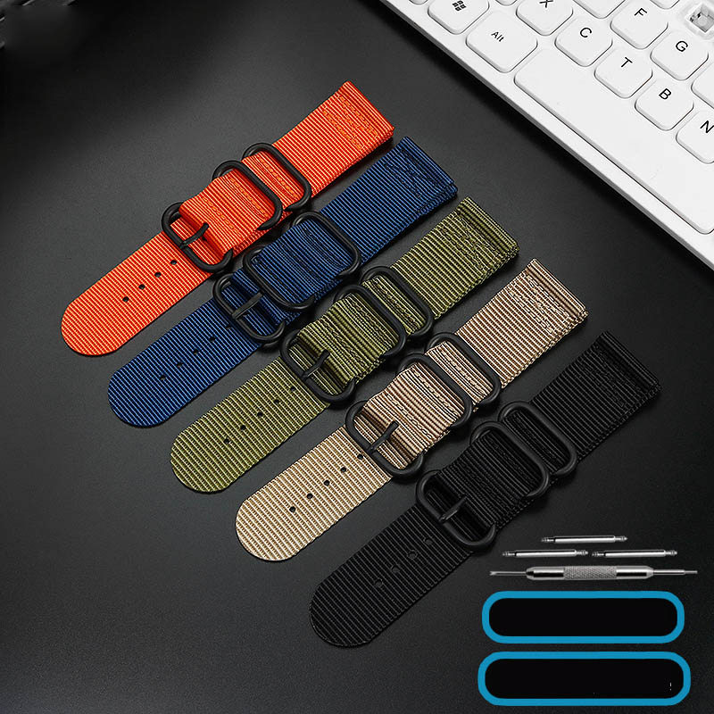 Nylon Watchband For Casio PROTREK Series PRW-6600 PRG-600Y PRG-650 PRG-600 Waterproof Sports 24mm