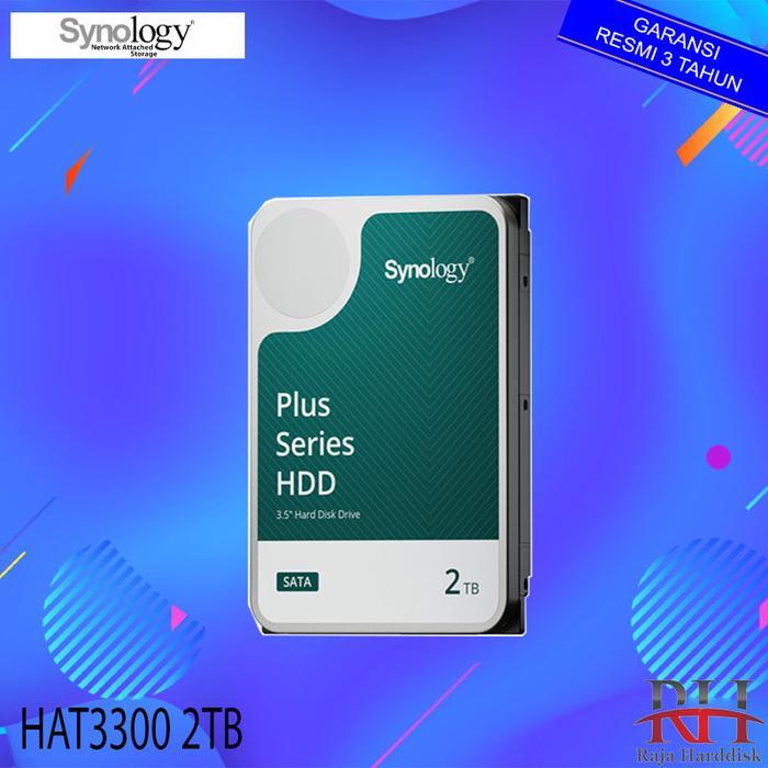 Synology HAT3300-2T 2TB - HDD Harddisk 3.5 Inch SATA Plus Series NAS