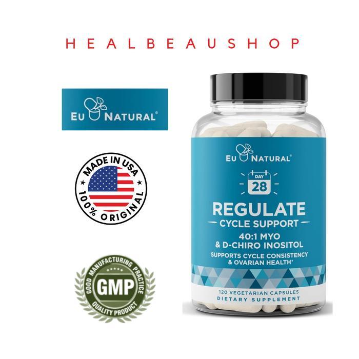 Eu Natural Regulate MYO D-Chiro Inositol PCOS Promil 90caps Ori US