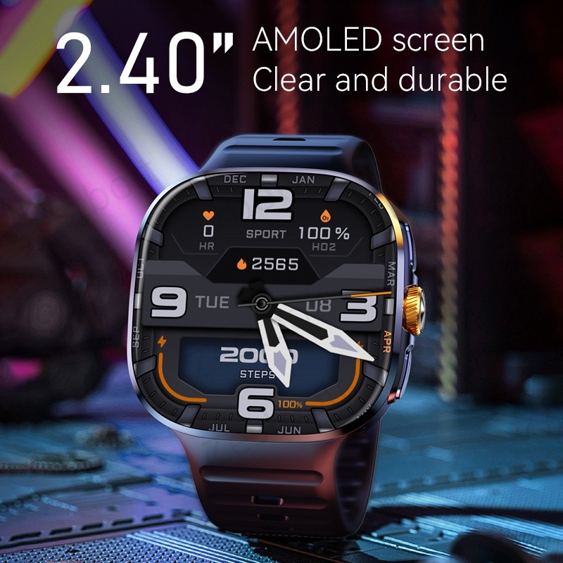 M99 5G Smartwatch 32+1024GB Android Smart Watch With 2.4inch Amoled Screen 900W Rotating Camera WIFI