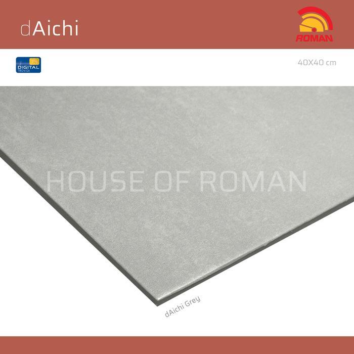 ROMAN KERAMIK dAichi Grey 40x40 G447255 (ROMAN House of Roman) Kualitas Premium
