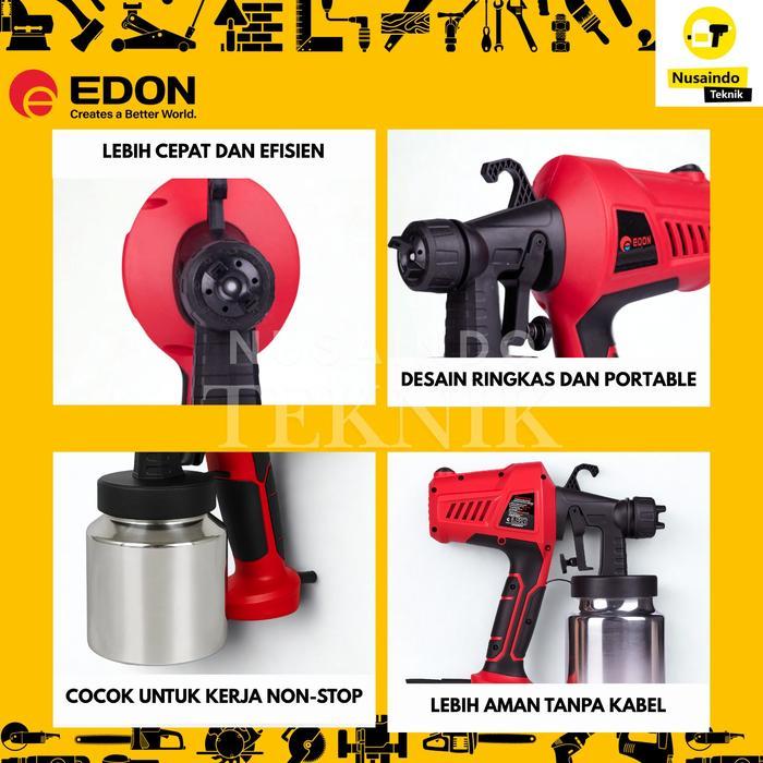 Flash Sale Semprotan Cat Listrik Tanpa Kompresor Ed11-3204 Spraygun Elektrik Original