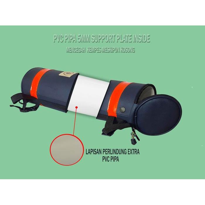 Tas Box Bagasi Motor Anti Kempes Jas Hujan Besar Kecil Lapis Paralon Murah Kuat / Tabung Sepeda