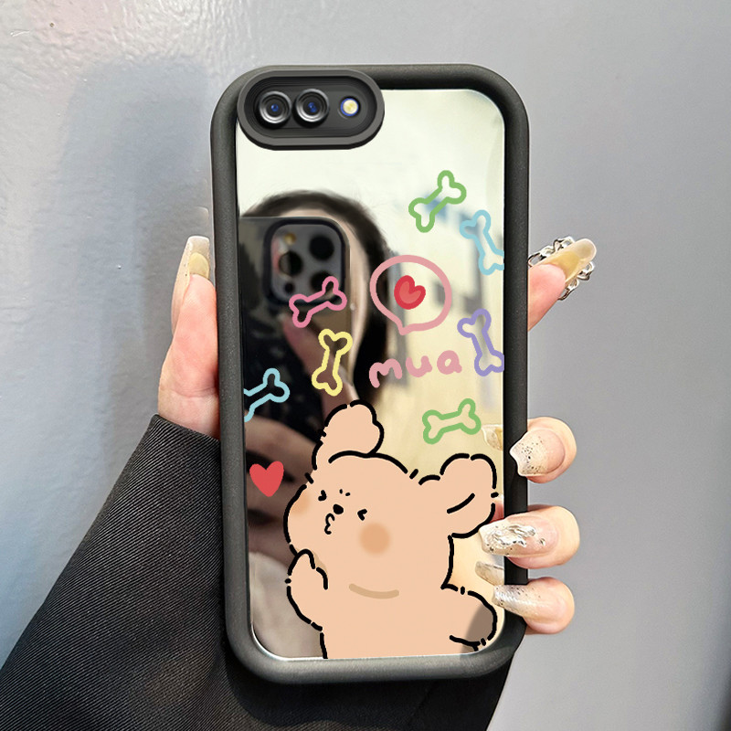 Casing Hp OPPO A5 A3s A12E Realme C1 Case Casing Couple Bear Lucu Romantis HP Softcase Silikon Kasin