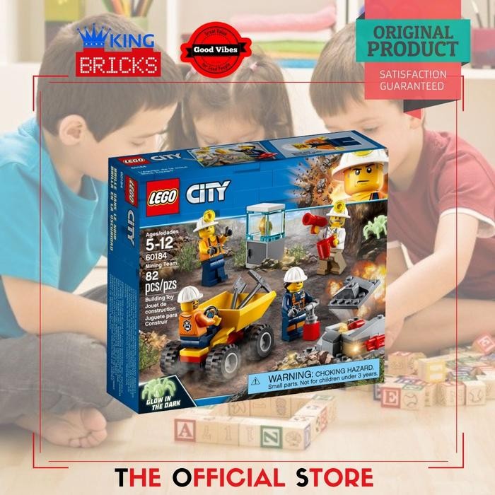 LEGO 60184 Mining Team - Lego Gunung Lego Kecil Lego Murah