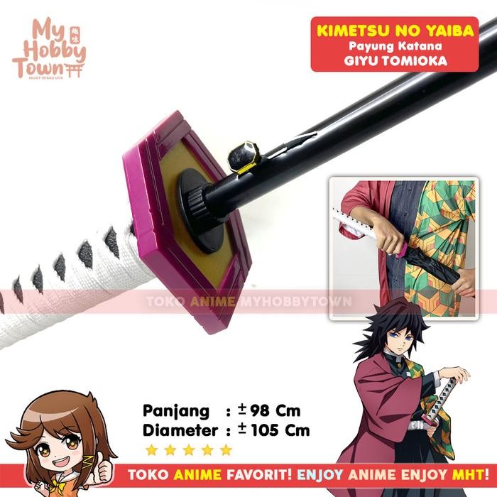 Payung Anime Pedang Kimetsu No Yaiba Demon Slayer Giyu Tomioka