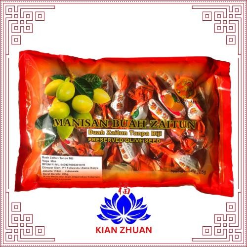 

ORIGINAL Buah Zaitun Naga Mas tanpa biji 265gr READY STOCK