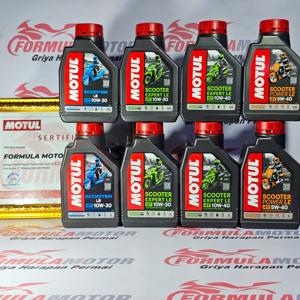 Oli Motul Scooter/Matic All Series - Oli Mesin Premium Motor Skuter Metik