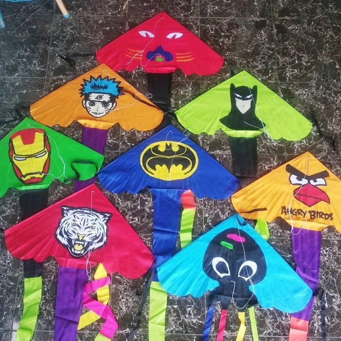 layangan hias aplikasi / layangan kain / layangan pantai termurah