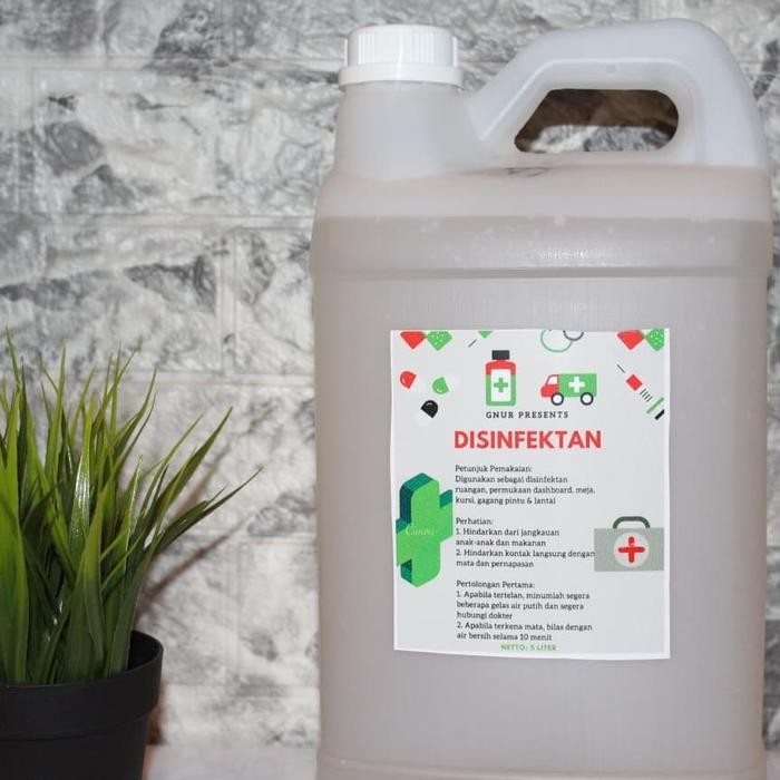 CAIRAN PEMBERSIH DISINFEKTAN / DISINFECTANT DESINFEKTAN 5 LITER
