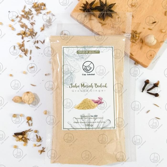 

Premium 100gr Jahe Merah Bubuk / Ground Ginger / Rem