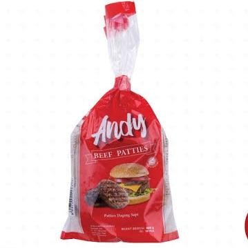 

Pilihan- Beef Patties Andy Daging Sapi Isi 10 500Gr