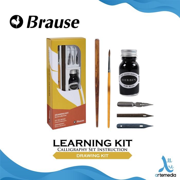 

Pena Kaligrafi Brause Learning Kit Calligraphy Set Instruction