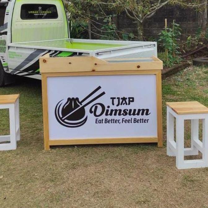 BOOTH PORTABLE MURAH - MEJA KASIR KAYU JATI BELANDA - MEJA KASIR RAKIT